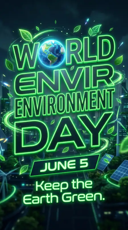 World Environment Day 2026 Viral Social Media Poster - Free World Environment Day Poster Ideas 2026 Download