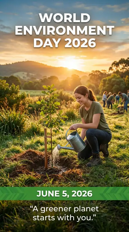 World Environment Day 2026 Workplace Sustainability Campaign - Free World Environment Day 2026 Download