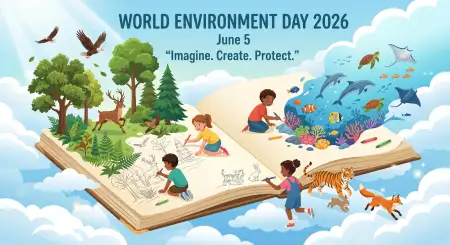 World Environment Day Digital Artwork For Kids - Free World Environment Day Kids Artwork 2026 Download