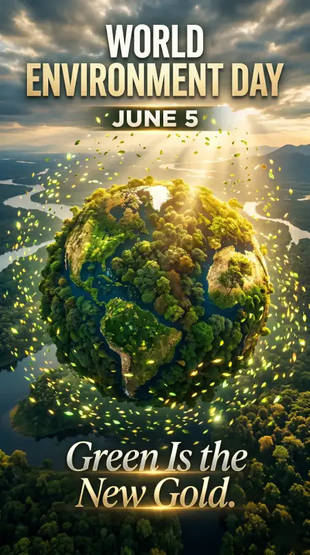 World Environment Day Poster Ideas With Globe And Leaves - Free World Environment Day Poster Ideas 2026 Download
