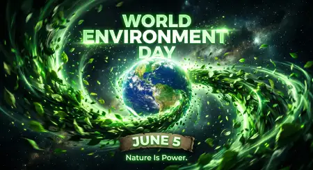 World Environment Day Poster Ideas With Nature And Technology Concept - Free World Environment Day Poster Ideas 2026 Download
