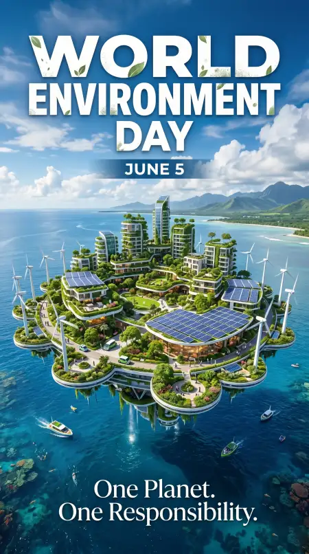 World Environment Day Poster Ideas With Renewable Energy Concept - Free World Environment Day Poster Ideas 2026 Download