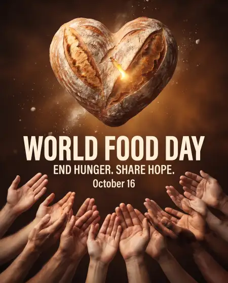world food day 2026 community food sharing poster