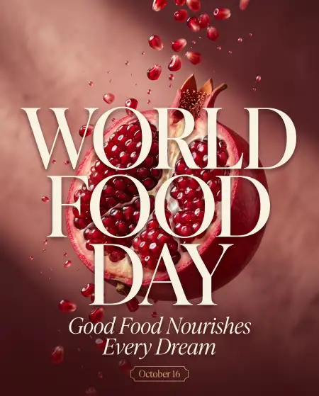 world food day 2026 creative food photography poster