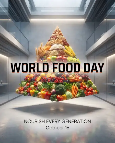 world food day 2026 end world hunger poster