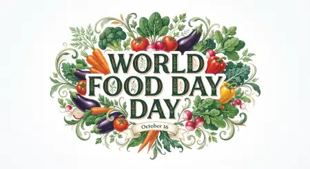 world food day 2026 food sharing greeting card - World Food Day 2026