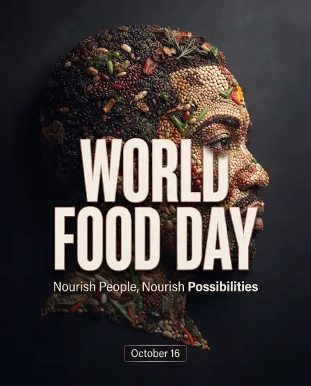 world food day 2026 modern graphic design poster - World Food Day 2026