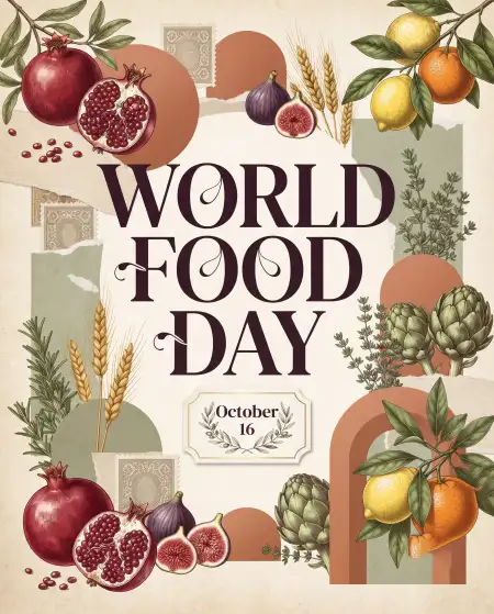 world food day 2026 pinterest poster design - World Food Day 2026