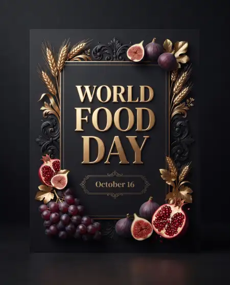 world food day 2026 premium gradient background - World Food Day 2026