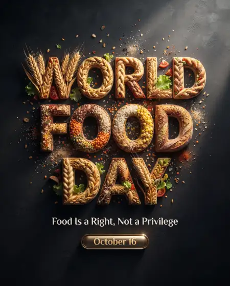 world food day 2026 professional awareness banner - World Food Day 2026