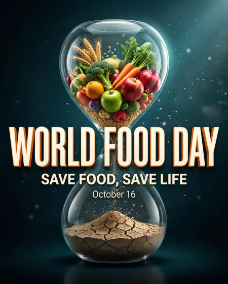 world food day 2026 save food save life poster - World Food Day 2026