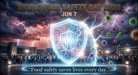 World Food Safety Day 2026 Awareness Campaign Poster - Free World Food Safety Day 2026 Download