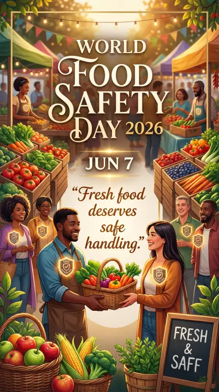 World Food Safety Day 2026 Facebook Post Images - Free World Food Safety Day 2026 Download