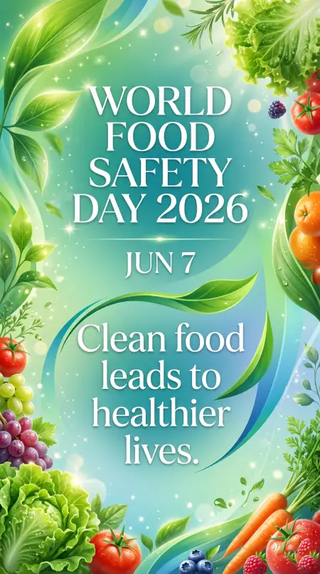 World Food Safety Day 2026 Flyer Design Template - Free World Food Safety Day 2026 Download