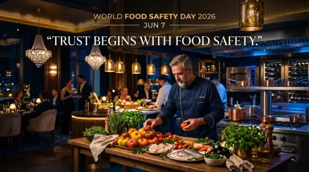 World Food Safety Day 2026 Restaurant Safety Poster - Free World Food Safety Day 2026 Download