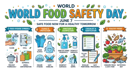 Free World Food Safety Day Classroom Poster Png Transparent PNG Download