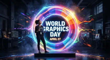 Free World Graphics Day Logo Design Inspiration Image Download