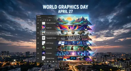 Free World Graphics Day Photoshop Templates Image Download
