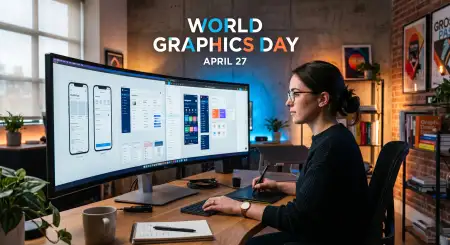 world graphics day social media kit