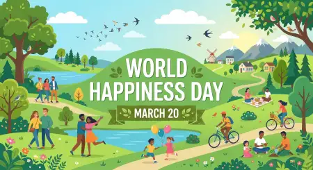 World Happiness Day 2026 Banner Design Ideas - Free World Happiness Day 2026 Download