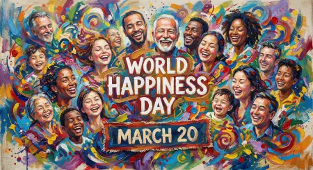 World Happiness Day 2026 Diverse People Smiling Prompt - Free World Happiness Day 2026 Download