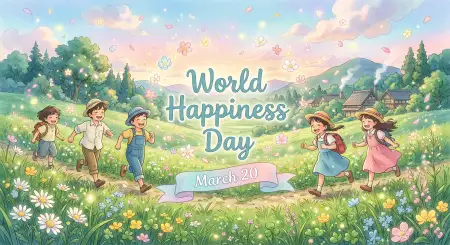 World Happiness Day 2026 Slogans For Students - Free World Happiness Day 2026 Download