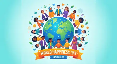 World Happiness Day 2026 Vector Illustration - Free World Happiness Day 2026 Download