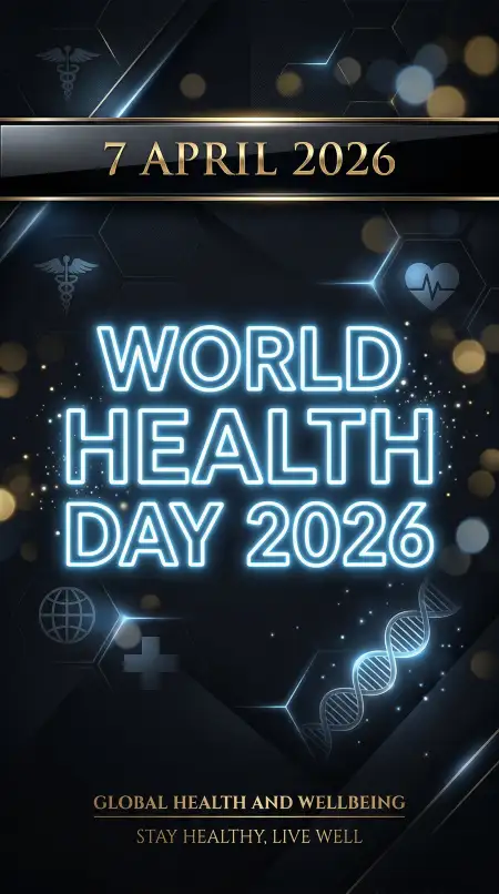 World Health Day 2026 Digital Poster Design - Free World Health Day 2026 Download