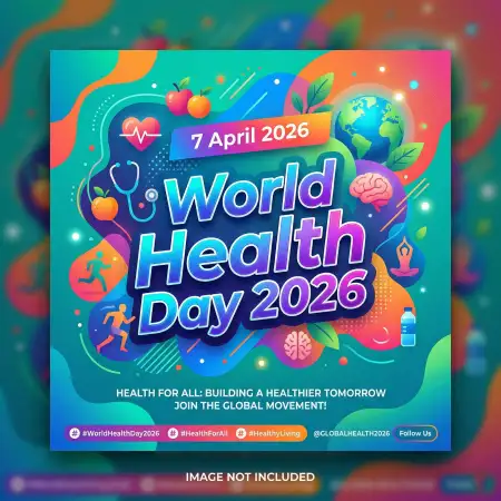 World Health Day 2026 Flyer Png Design - Free World Health Day 2026 Download