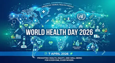 World Health Day 2026 Modern Banner Design - Free World Health Day 2026 Download