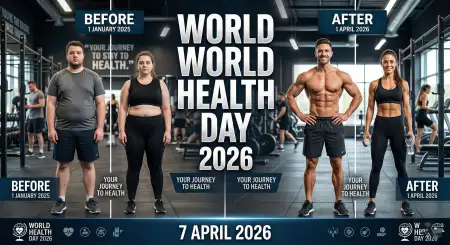 World Health Day 2026 Premium Poster Templates - Free World Template Download