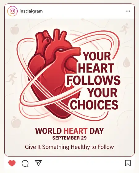 world heart day 2026 awareness quotes design - World Heart Day 2026