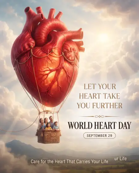 world heart day 2026 facebook post - World Heart Day 2026