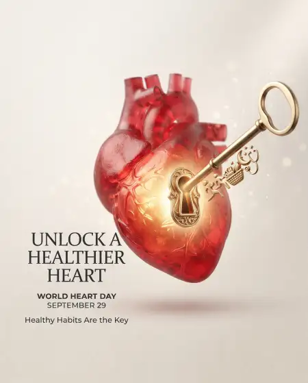 world heart day 2026 heart health awareness design - World Heart Day 2026