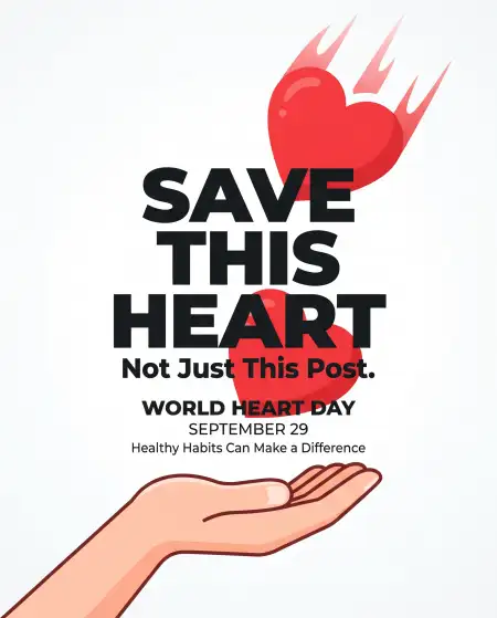 world heart day 2026 instagram post - World Heart Day 2026