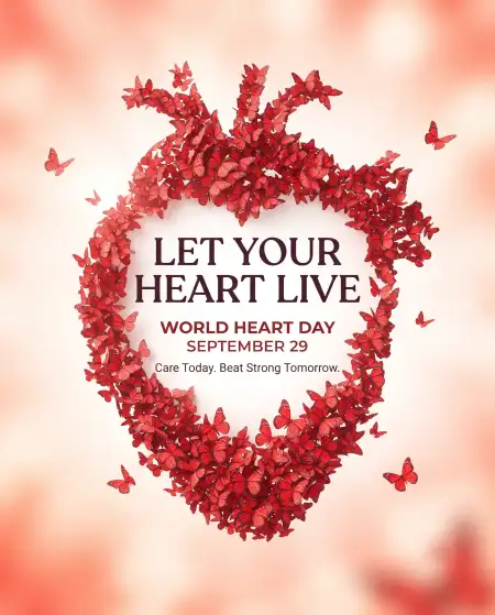 world heart day 2026 red heart background - World Heart Day 2026