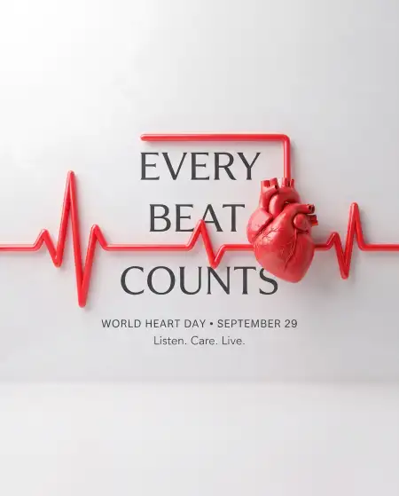 world heart day 2026 typography design - World Heart Day 2026
