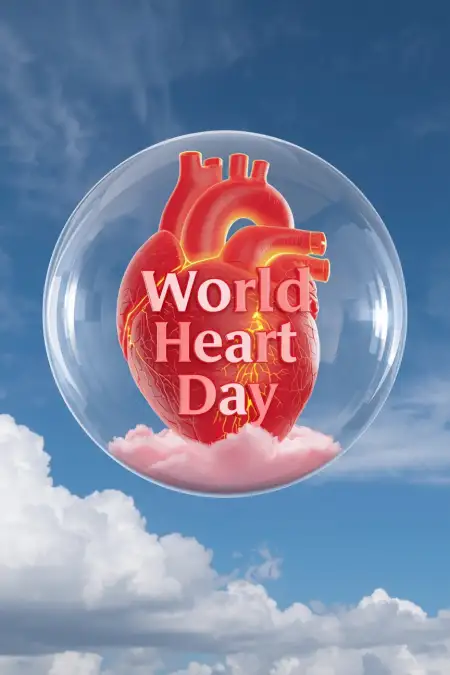 World Heart Day Banner Design For Hospital Events - Free Heart Download