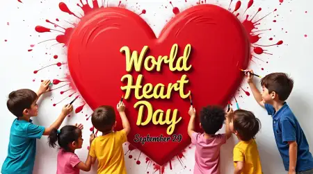 World Heart Day Ppt Presentation For School - Free Heart Download