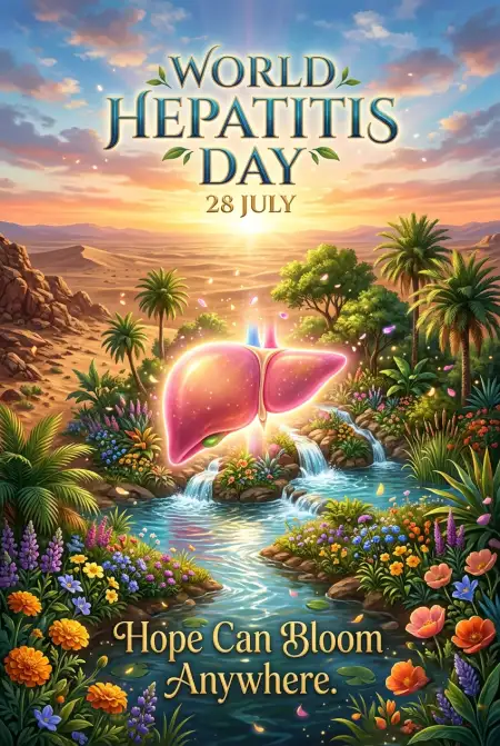 World Hepatitis Day 2026 Facebook Post - Free World Hepatitis Day 2026 Download