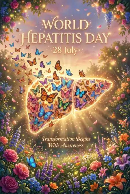 World Hepatitis Day 2026 Healthcare Banner - Free World Hepatitis Day 2026 Download