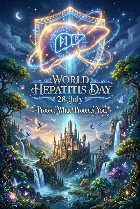 Free World Hepatitis Day Premium Flyer Image Download