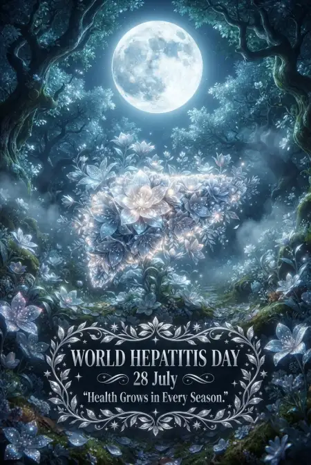 Free World Hepatitis Day Realistic Poster Image Download
