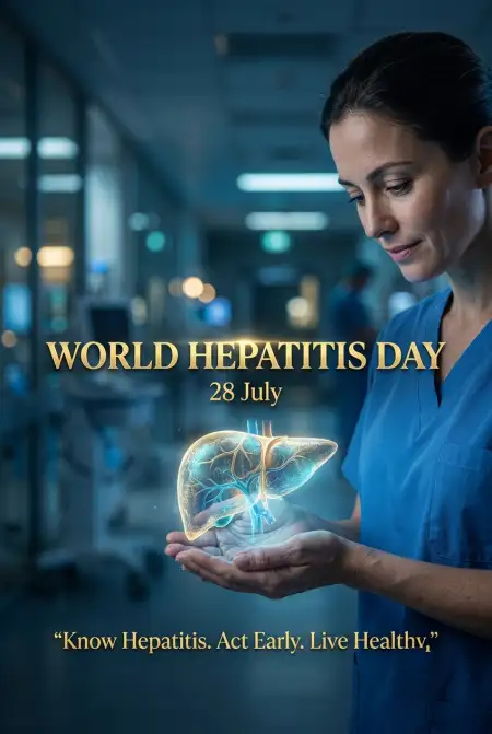 Free World Hepatitis Day Social Media Post Template Image Download