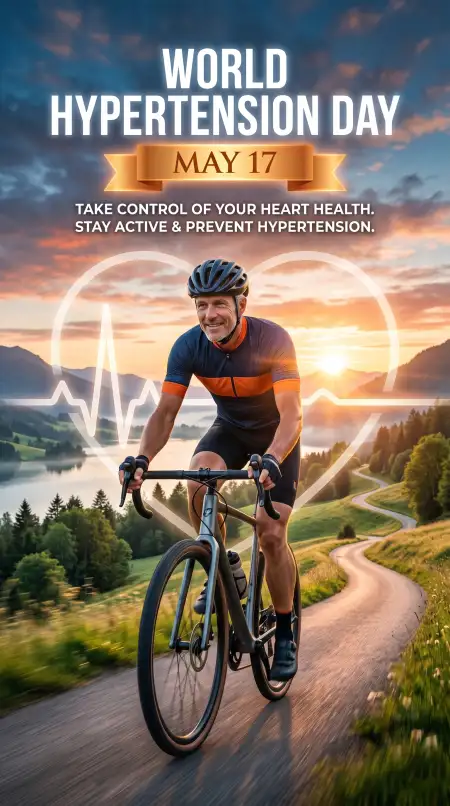 World Hypertension Day Heart Disease Prevention Poster - Free World Hypertension Day Download