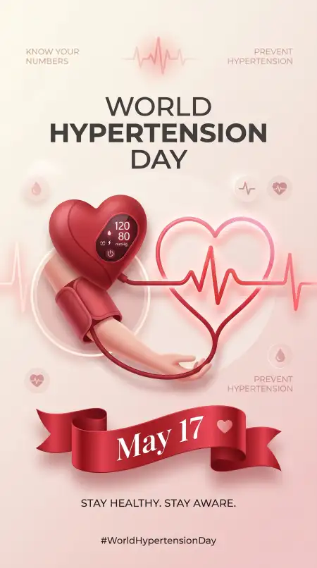 World Hypertension Day Modern Medical Flyer Template - Free World Hypertension Day Download