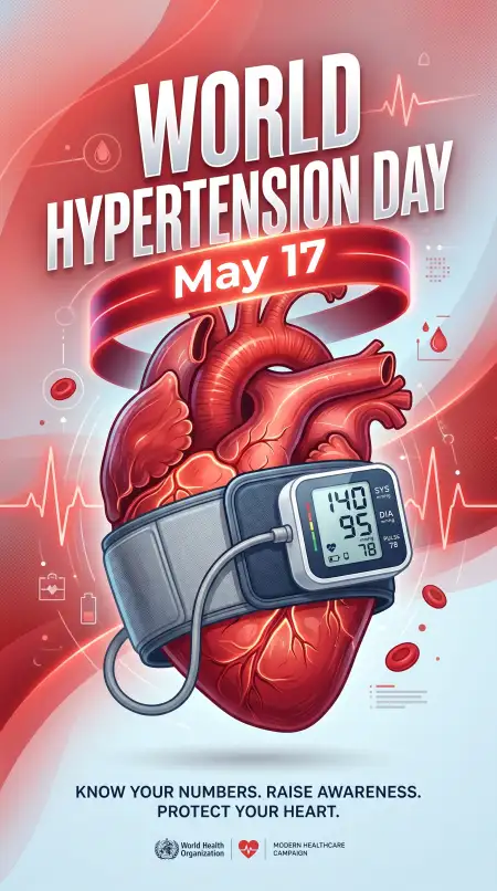 World Hypertension Day Vector Illustration Hd - Free World Hypertension Day Download