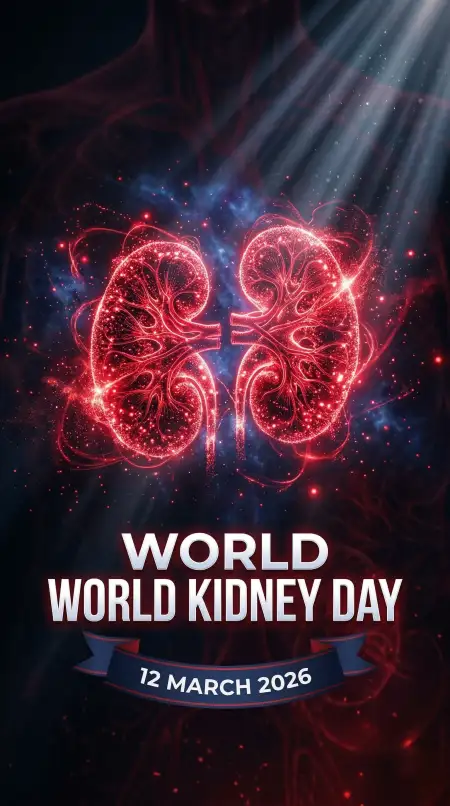 World Kidney Day 2026 Awareness Poster - Free World Kidney Day Download