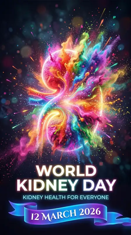 World Kidney Day 2026 Kidney Awareness Digital Poster Hd - Free World Kidney Day Download