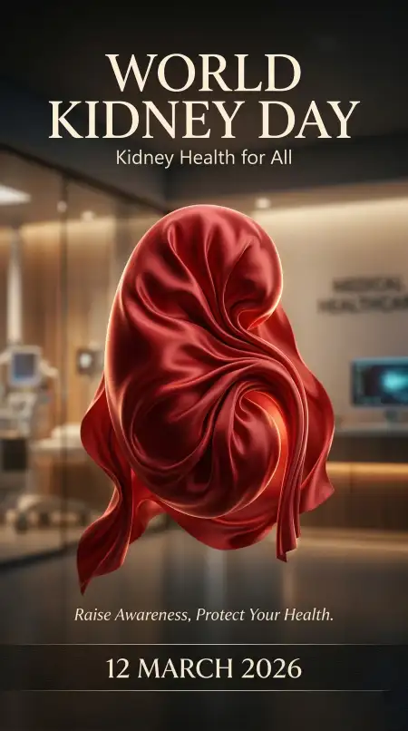 World Kidney Day 2026 Kidney Disease Prevention Awareness Poster Hd Images - Free World Kidney Day Download